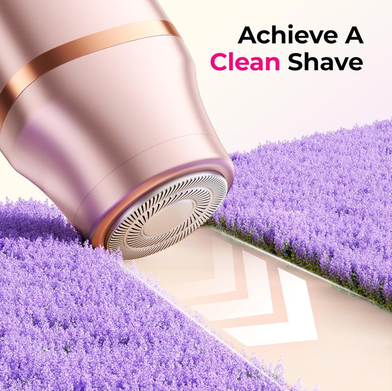 Kaphio Bikini Trimmer for Women Pubic Hair: 2 in 1 Electric Razors for Women - IPX7 Waterproof Lady Shaver for Travel & Home Use - Image 4